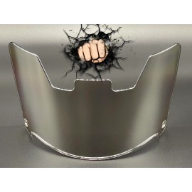 Riddell Ice Silver Chrome mirror Full Size Helmet Visor Replica/Speed/