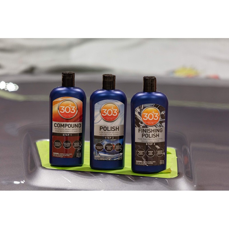 303 Polish - for High Gloss, Reflective Shine - Eliminates