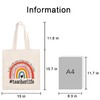 Kimoli Teacher Appreciation Gifts Canvas Tote Bags Aesthetic Travel Beach