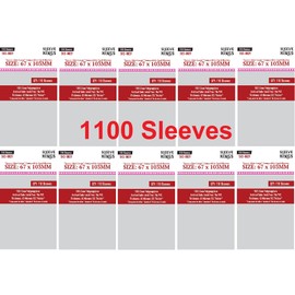 Sleeve Kings Space Alert Large Compatible Sleeves 67 X 103 mm (10x110 Pack, 1100 Sleeves)
