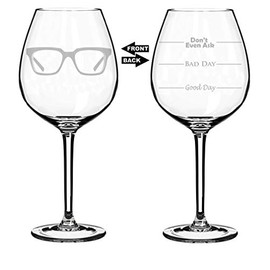 Wine Glass Goblet Two Sided Optometrist Optometry (20 oz Jumbo)