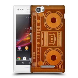 Head Case Designs Wooden Gadget Back Case For Sony Mobile Phones 3