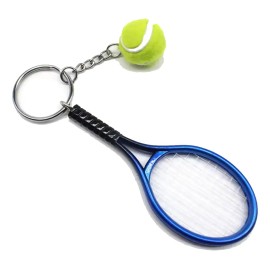 Llavero De Raqueta Y Pelota De Tenis Deportes K&y