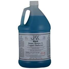 JAX Black Darkener - Metal Finishing Solution - Antique Finish Without Heat or Electricity - Gallon