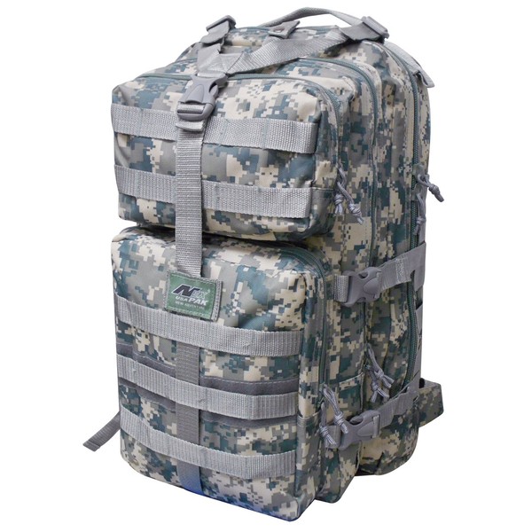 Nexpak 21" 3400 cu.in. Tactical Hunting Camping Hiking Backpack ML121 DM Digital Camouflage