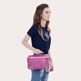 American Darling Jewelry Case Hand Tooled Genuine Leather Western Women Bag | Jewelry Organizer | Jewelry Box | Jewelry Box for Women | Organizer Case | Travel Jewelry Case