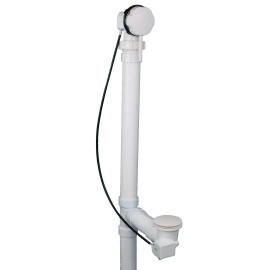 NuWhirl White Cable Drain Assembly DC200-11
