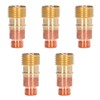 5Pcs 3/32in Gas Lens Collet Body Metal Welding Connector Replacement