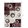 Homeroots 8' Red Abstract Power Loom Runner Rug