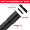 1-1/4 O.D x 12" Brass Slip Joint Extension Tube, Heavy