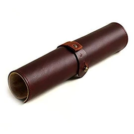 m+ Rotolo SUEDE Pencil Case, Roll-up Pen Case, Stylish, Business