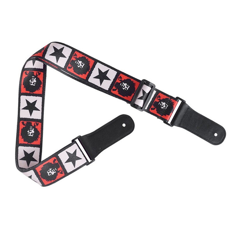 Leather Shoulder Strap Musical Instrument Accessories Sublimation Print Commemorative‑Type