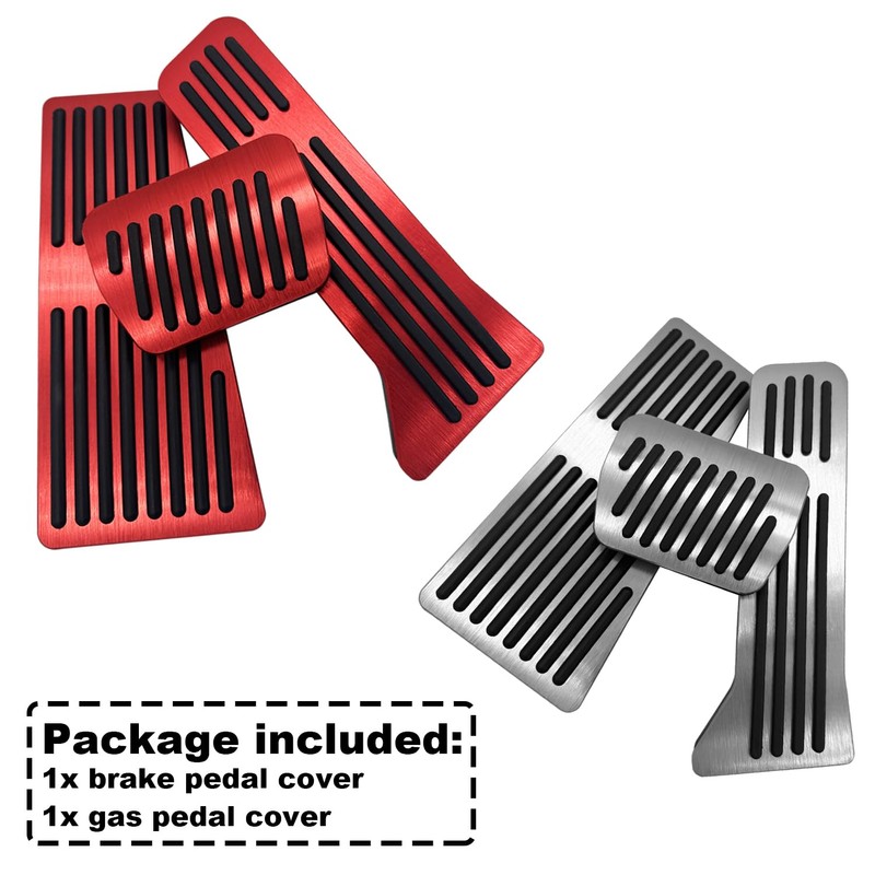 Rxmgf Brake Foot Rest Pedal Cover Gas Accelerator Pedal Cover