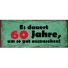 Schatzmix Tin-Plate Sign, Sheet metal, Multicoloured, 27x10 cm