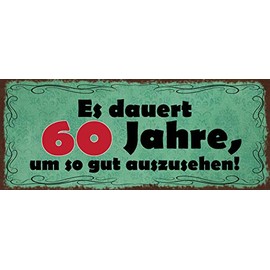 Schatzmix Tin-Plate Sign, Sheet metal, Multicoloured, 27x10 cm