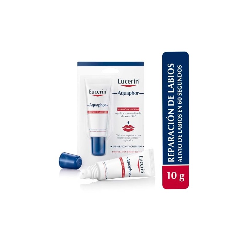 Eucerin Aquaphor Reparador De Labios S.O.S. 10 Ml