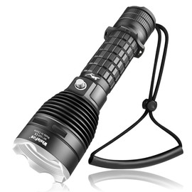 WholeFire Underwater Diving 2000 Lumens Scuba Diving Torch, LED Diving Flashlight with 3 Modes, LED Scuba Dive Light Night IPX8 Waterproof Dive Light Professional Snorkeling