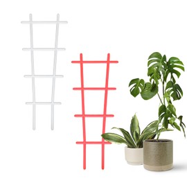 Enrejado pequeño para jardín de escalada – Paquete de 2 – Soporte decorativo para plantas de casa – Mini plantas escaladoras