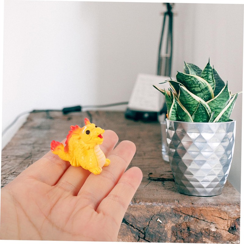 NOLITOY Adorable Tiny Figurines Bulk Set Mini Dragon Crafts for