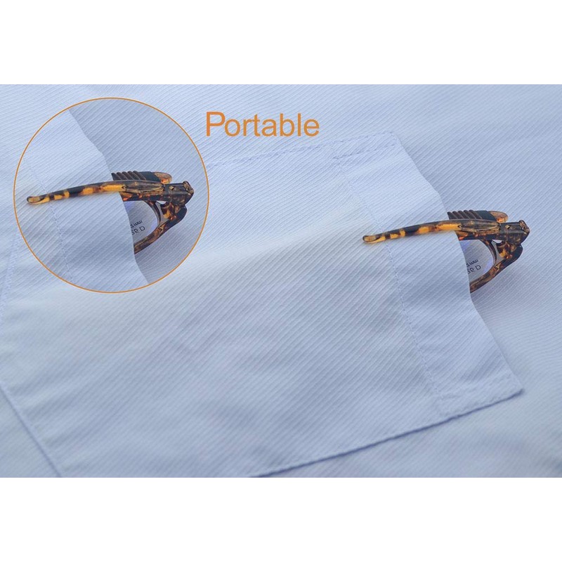 Mcoorn Tortoise Blue Light Blocking Reading Glasses(Flexible and Lightweight) Plastic