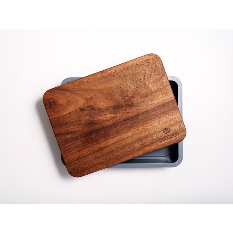 Babadoh Pizza Dough Trays & Walnut Board Set – Includes