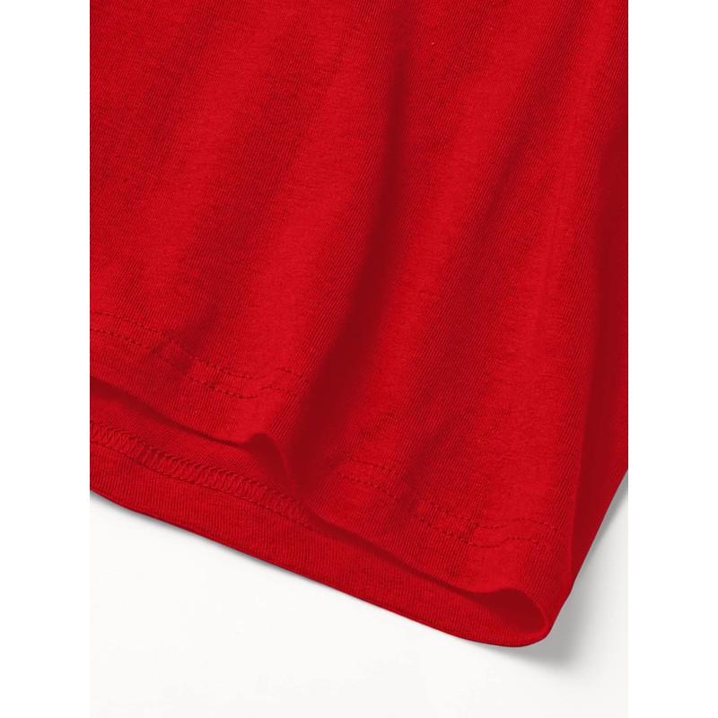 FORTNITE Durr Burger Boy's Premium Solid Crew Tee Red