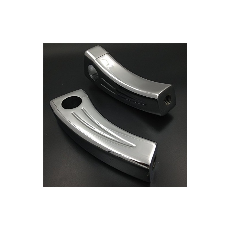 SMT-4.5" Chrome Pullback Handlebar Pullback Risers Compatible With universal bikes