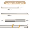 Amazer Spring Tension Shower Curtain Rod, 42-72 Inches Rust-Resistance Tension
