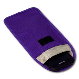 Minder Signal Blocker - Jamming Case/RFID Blocking Pouch for Keyless Entry Car Keys & Mobile Phones - Faraday Bag Protection - Security against Relay Crime (Purple, 170mm x 105mm (Internal))