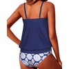 Yonique - Trajes de baño tipo tankini de dos piezas