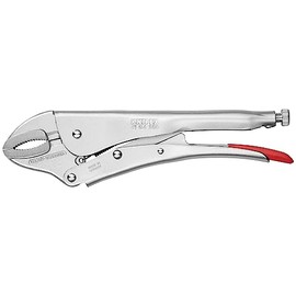 KNIPEX - 41 04 300 Tools - Locking Pliers, Round Jaws, Chrome (4104300)
