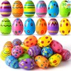Joyin 36 Pieces Printed Easter Eggs Light Colour Easter Eggs