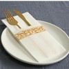YIDUHAO YIDUHAO Disposable Linen Feel Napkins,Decorative Wedding Napkins,Built-in Flatware Pocket,Folded