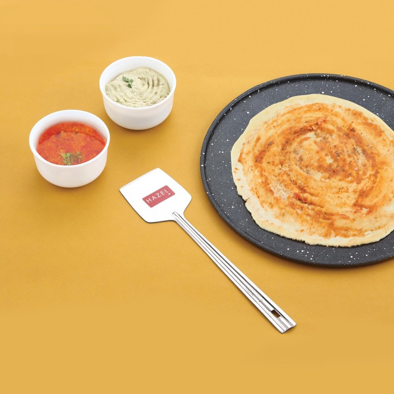 HAZEL Stainless Steel Dosa Flat Base Taveta Tavethi Palta Turner