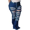 Bell Bottom Jeans for Women Ripped Elastic High Waisted Destroyed