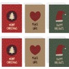 easykart labels 120 Christmas Holiday Greeting Cards, 5.75" x 4.25"