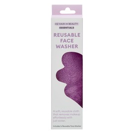 Oz Essentials Reusable Face Washer - Purple