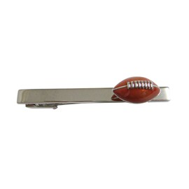 Bright Football Sports Square Tie Clip