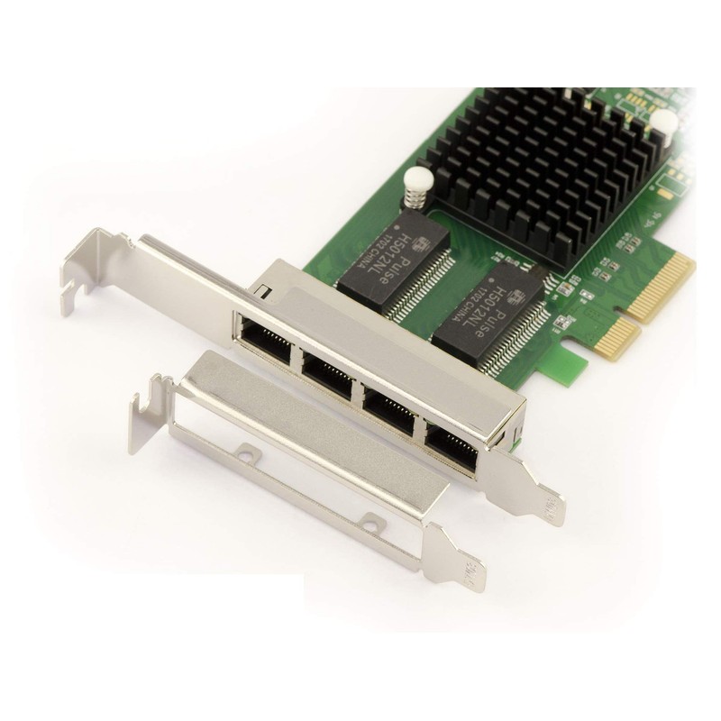 KALEA-INFORMATIQUE 4-Port Gigabit Ethernet Network Controller Card to PCIe x4