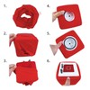 Sleeve for Toniebox, with Cover for Tonie Ears, Stain-Resistant, Red
