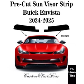 American Made Films Pre-cut Sun Visor Strip 5% Limo Window Tint For 2024 2025 Buick Envista