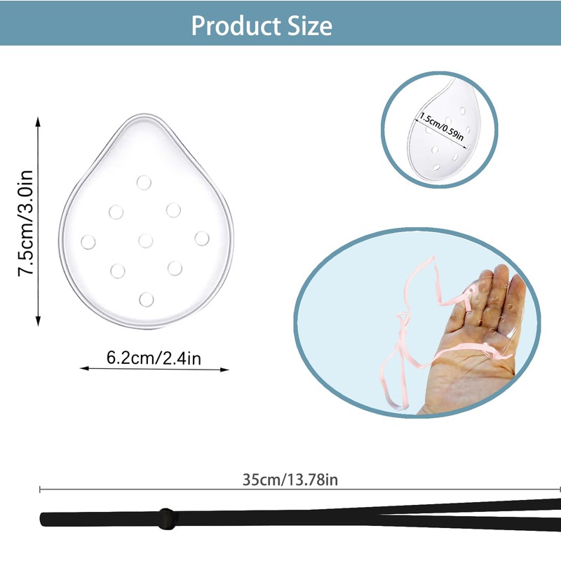 ZBJBinCH Transparent Ventilated Eye Patches 2 PCS Cataract Sur-Gery Recovery