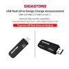 Gigastone Z30 256GB USB 3.2 Gen1 Flash Drive, Capless Retractable