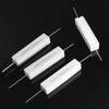 Qjaiune 10Pcs Cement Resistor 10W 500 Ohm Resistor, Ceramic Resistor