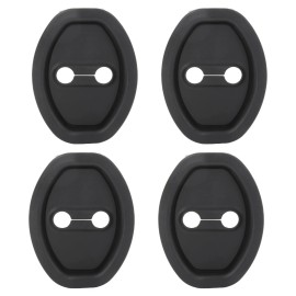 4Pcs Car Door Lock Latches Cover Car Silicone Door Latch Protective Cover