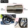 S-NET SN-305-MJ Motorcycle Bike Muffler Silencer Exhaust Conversion Pipe Adapter