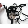 5ms of 6mm Black Sewing Accessories Flat Thin Elastic high