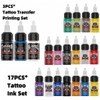 SUANGL Tattoo Ink Set, 20 Colors, 0.85oz (25ml) Bottles