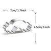 WJSYSHOP Mini Cloud Rainbow Cookie Cutter - A
