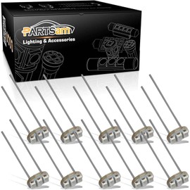 Partsam 10 Piezas Bombillas LED Azules T4.7 para Panel de Instrumentos, Bombillas de Grupo de Medidores, Lámpara Indicadora del Tablero, Kit de Reparación Compatible con Silverado Suburban Tahoe